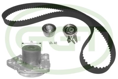 Pompe à eau + kit de courroie crantée