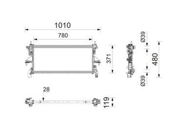 Radiateur, refroidissement du moteur