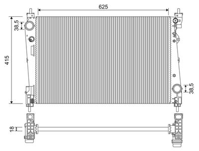 Radiateur, refroidissement du moteur