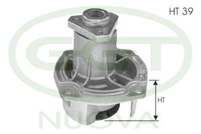 Pompe à eau, refroidissement du moteur
