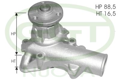 Pompe à eau, refroidissement du moteur