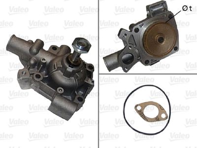 Pompe à eau, refroidissement du moteur