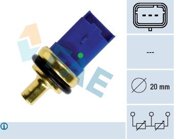 Sonde de température, liquide de refroidissement