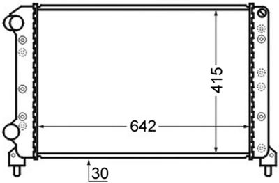 Radiateur, refroidissement du moteur