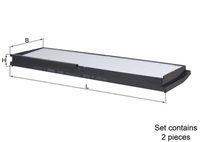 MAHLE Filtre, air de l'habitacle