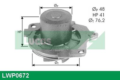 Pompe à eau, refroidissement du moteur
