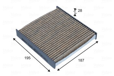 Filtre, air de l'habitacle