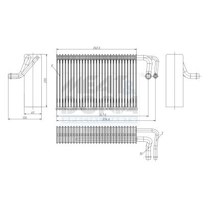 Évaporateur climatisation