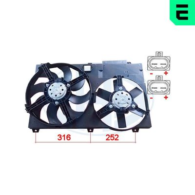 Ventilateur, refroidissement du moteur