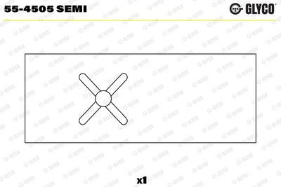 Coussinet de palier, bielle