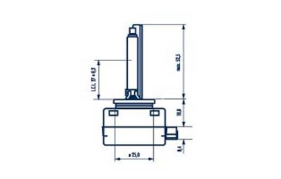 Ampoule, projecteur longue portée