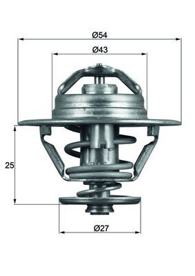 Thermostat, liqiuide de refroidissement