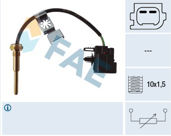 Sonde de température, liquide de refroidissement
