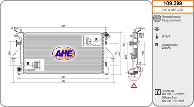 Radiateur, refroidissement du moteur