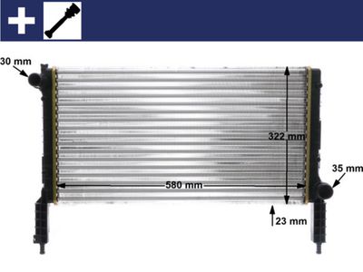 Radiateur, refroidissement du moteur