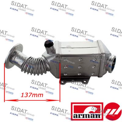 Radiateur, réaspiration des gaz d'échappement