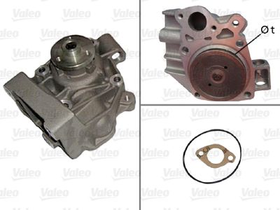 Pompe à eau, refroidissement du moteur