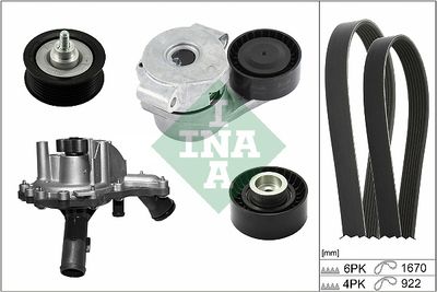 Pompe à eau+Jeu de courroie trapézoïdale à nervure