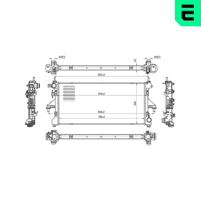 Radiateur, refroidissement du moteur