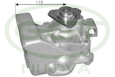 Pompe à eau, refroidissement du moteur