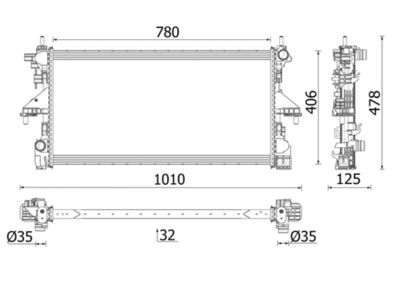 Radiateur, refroidissement du moteur