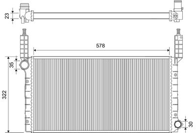 Radiateur, refroidissement du moteur