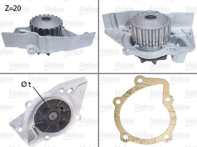 Pompe à eau, refroidissement du moteur