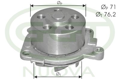 Pompe à eau, refroidissement du moteur