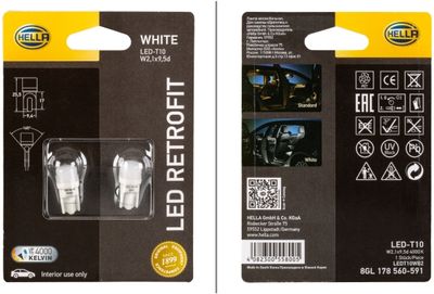 Ampoule, éclairage intérieur