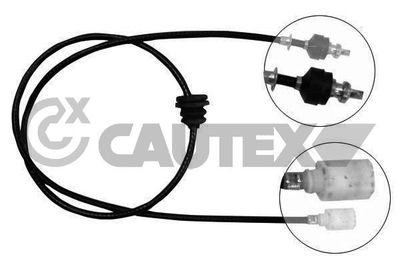 Câble flexible de commande de compteur
