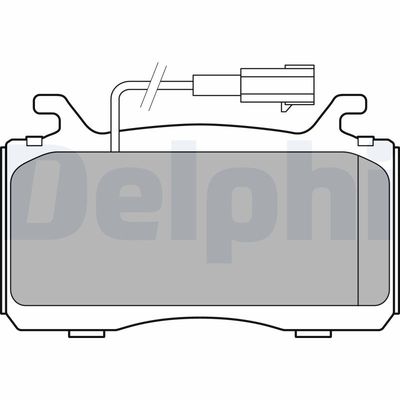 Kit de plaquettes de frein, frein à disque