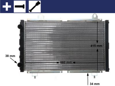 Radiateur, refroidissement du moteur