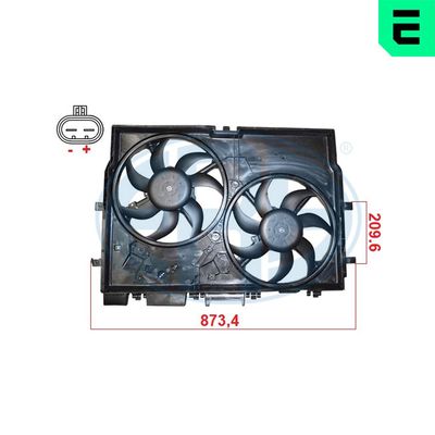 Ventilateur, refroidissement du moteur