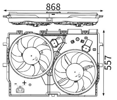 Ventilateur, refroidissement du moteur
