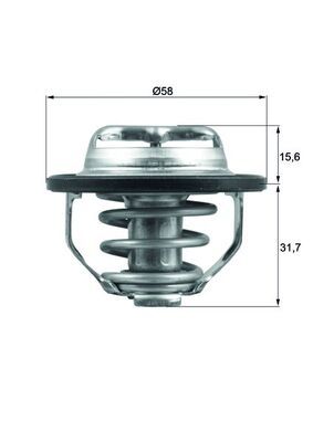 Thermostat, liqiuide de refroidissement