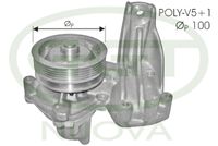 GGT Pompe à eau, refroidissement du moteur