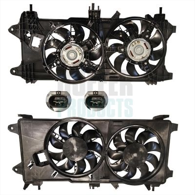 Moteur électrique, ventilateur pour radiateurs