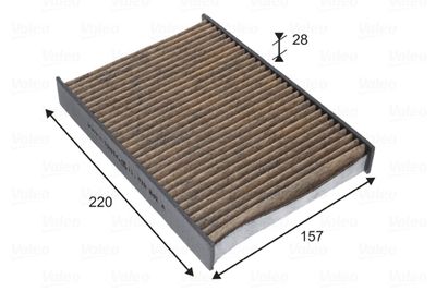 Filtre, air de l'habitacle