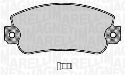 Kit de plaquettes de frein, frein à disque