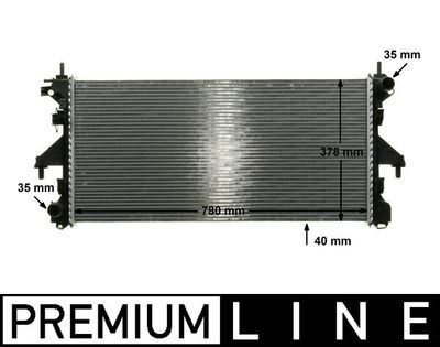 Radiateur, refroidissement du moteur