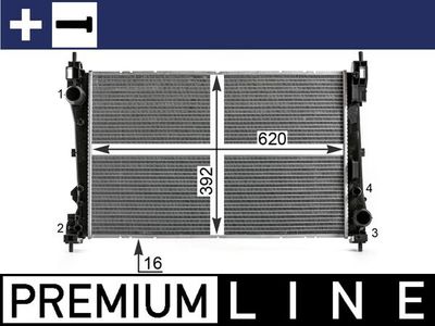 Radiateur, refroidissement du moteur