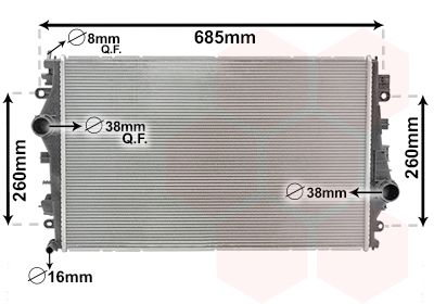 Radiateur, refroidissement du moteur
