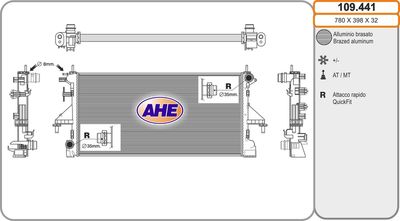 Radiateur, refroidissement du moteur