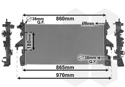 Radiateur, refroidissement du moteur