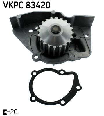 Pompe à eau, refroidissement du moteur