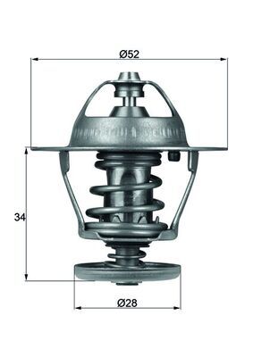 Thermostat, liqiuide de refroidissement