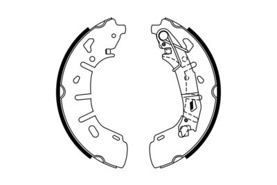 Jeu de mâchoires de frein