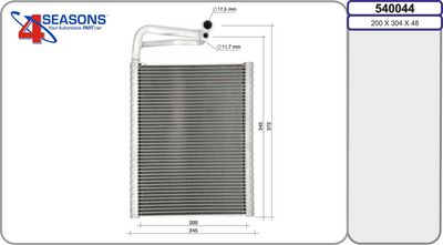 Évaporateur climatisation