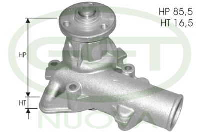 Pompe à eau, refroidissement du moteur