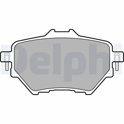 Kit de plaquettes de frein, frein à disque